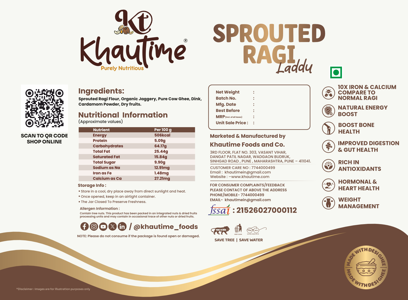 Spouted Raggi Laddu-360gm - Image 5