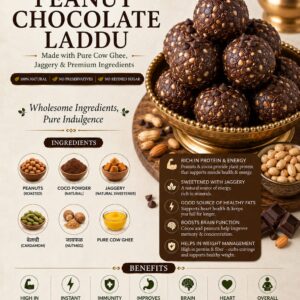 Premium Peanut Chocolate Laddu- 500 gm